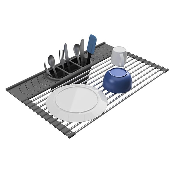 Grand Fusion Over The Sink Rack with Utensil Organizer