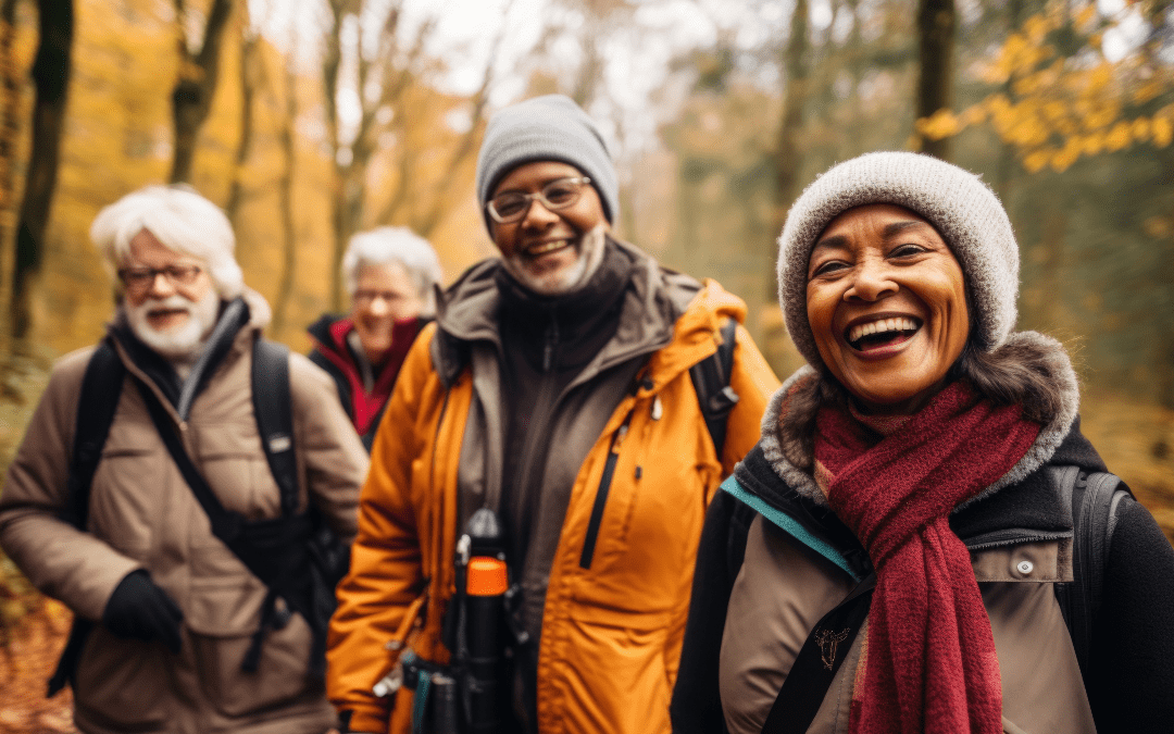 people in fall