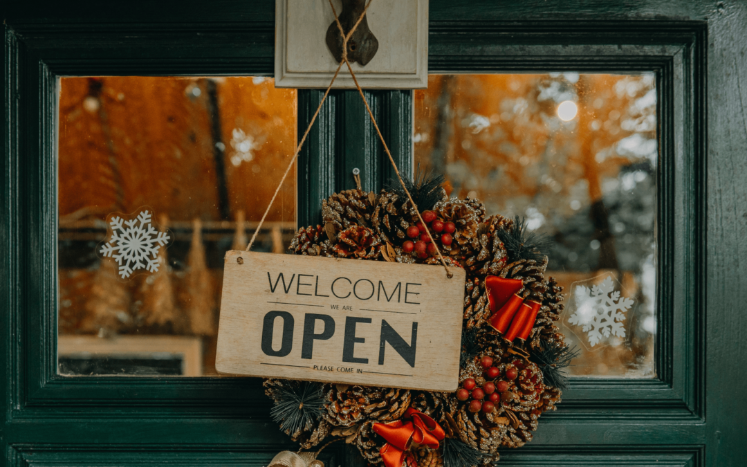 Welcome Open Sign