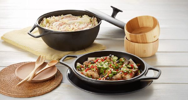 Taku Ironware Two-in-One Multi-Cooker by Solas Marine popcorn