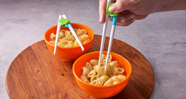 Noodle Bowl & Chopstick Set by Talisman Designs popcorn