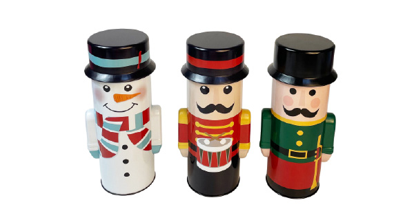 Christmas Nutcracker Tins by DAHO USA popcorn