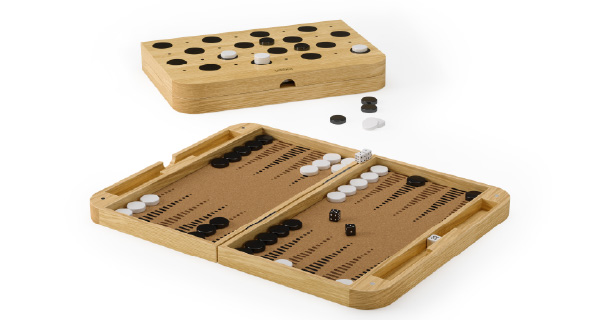 Blitz Backgammon & Checkers Gameboard by Umbra popcorn